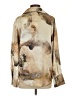 Zara Print Tan Long Sleeve Blouse Size S - photo 2