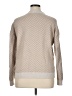 Ann Taylor Chevron-herringbone Tan Turtleneck Sweater Size XL - photo 2