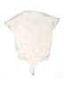 By Together 100% Polyester Ivory Bodysuit Size L - photo 2