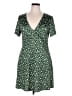 Unbranded 100% Polyester Polka Dots Green Casual Dress Size XXL - photo 1