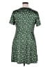 Unbranded 100% Polyester Polka Dots Green Casual Dress Size XXL - photo 2