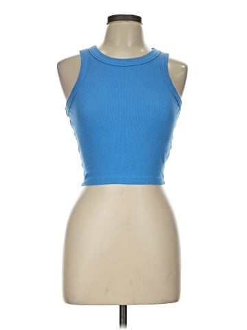 Madewell Supima&reg; Rib Crop Tank (view 1)