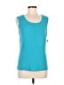 Choices Teal Sleeveless Top Size M - photo 1