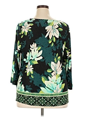JM Collection 3/4 Sleeve Blouse (view 2)