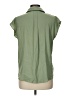 PREMISE 100% Polyester Green Short Sleeve Blouse Size L - photo 2