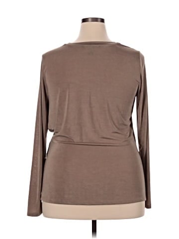 ELOQUII Long Sleeve Top (view 2)