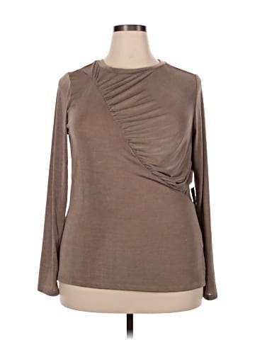 ELOQUII Long Sleeve Top (view 1)