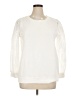 Talbots 100% Cotton Ivory Long Sleeve Top Size 1X Petite - photo 1
