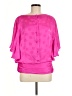 Assorted Brands 100% Silk Pink 3/4 Sleeve Silk Top Size 6 - photo 1