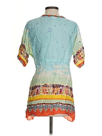 Sundance Short Sleeve Silk Top (view 2)
