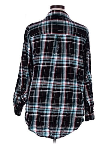 New Directions Long Sleeve Button-Down Shirt (view 2)