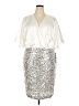 Eliza J 100% Polyester Silver Cocktail Dress Size 20 - photo 1