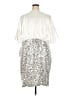 Eliza J 100% Polyester Silver Cocktail Dress Size 20 - photo 2