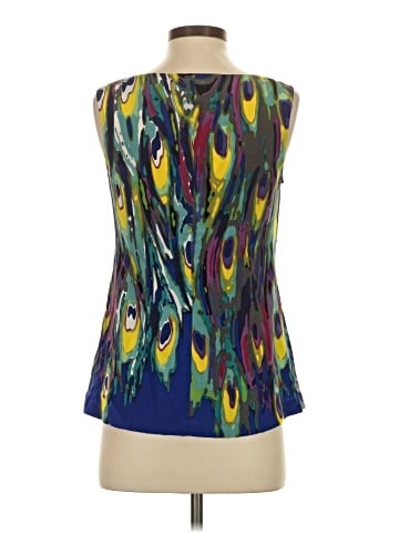 Trina Turk Sleeveless Silk Top (view 2)