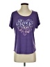 Next Level Apparel Purple Short Sleeve T-Shirt Size S - photo 1