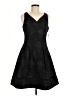 Taylor 100% Polyester Black Casual Dress Size 6 - photo 1