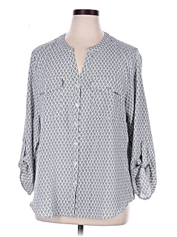 Notations 3/4 Sleeve Blouse (view 1)