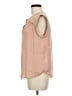 Maison d' Amelie 100% Polyester Tan Short Sleeve Blouse Size M - photo 5