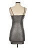 Topshop Metallic Silver Cocktail Dress Size 2 - photo 2