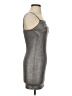 Topshop Metallic Silver Cocktail Dress Size 2 - photo 4
