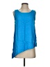 Escapada 100% Rayon Blue Sleeveless T-Shirt Size S - photo 1