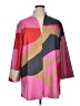 Chico's 100% Polyester Color Block Pink Kimono Size XL - photo 1