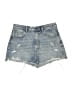 Zara Blue Denim Shorts Size 8 - photo 1
