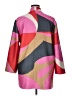 Chico's 100% Polyester Color Block Pink Kimono Size XL - photo 2