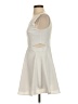 Assorted Brands Solid Ivory Cocktail Dress Size S - photo 5