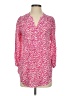 Amour Vert 100% Silk Pink 3/4 Sleeve Blouse Size S - photo 1