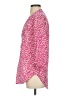 Amour Vert 100% Silk Pink 3/4 Sleeve Blouse Size S - photo 5