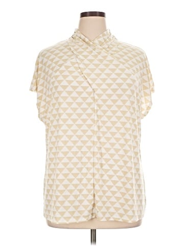 Worthington Short Sleeve Blouse (view 1)