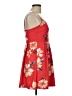 Soprano Tropical Red Cocktail Dress Size S - photo 4