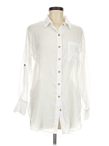 Love Notes Long Sleeve Button-Down Shirt (view 1)