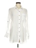 Love Notes Ivory Long Sleeve Button-Down Shirt Size M - photo 1