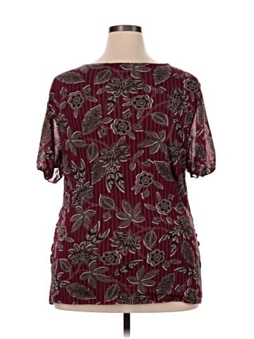 Attention Short Sleeve Blouse (view 2)