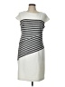 Studio I Stripes Ivory Casual Dress Size 12 - photo 1