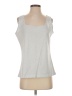 Loro Piana 100% Cotton Silver Tank Top Size EU (IT) 46 / US 10 - photo 1