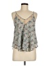 Aqua 100% Polyester Gray Sleeveless Blouse Size M - photo 1