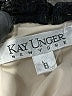 Kay Unger Black Cocktail Dress Size 8 - photo 7