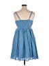 Torrid 100% Cotton Solid Blue Casual Dress Size Med Plus (00) - photo 2