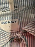 Old Navy 100% Cotton Stripes Blue Jacket Size S - photo 6