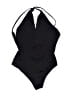 Princess Polly Solid Black One Piece Swimsuit Size 6 - photo 1