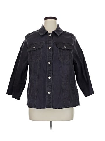 LOGO by Lori Goldstein Denim Jacket (view 1)