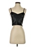 Zara 100% Polyester Black Sleeveless Top Size S - photo 1