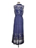 Seven Island 100% Polyester Paisley Blue Casual Dress Size M - photo 2