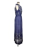 Seven Island 100% Polyester Paisley Blue Casual Dress Size M - photo 4