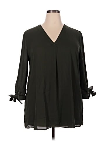 Worthington 3/4 Sleeve Blouse (view 1)