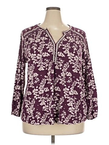 Lucky Brand 3/4 Sleeve Blouse (view 1)