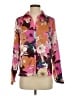 Pleione 100% Polyester Floral Pink Long Sleeve Blouse Size S - photo 1